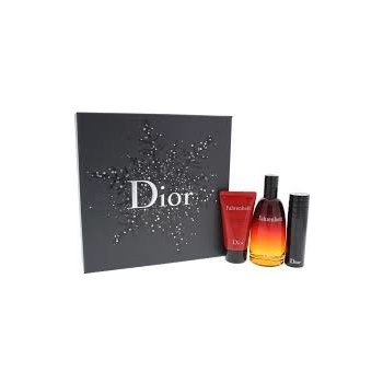 Christian Dior Fahrenheit Men EDT 100 ml + sprchový gél 50 ml + EDT 10 ml darčeková sada