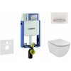 Geberit Kombifix Modul na závesné WC s tlačidlom Sigma50, alpská biela + Ideal Standard Tesi - WC a doska 110.302.00.5 NF8