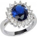 SILVEGO strieborný prsteň princeznej Kate TXR903091