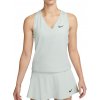 Dámsky top Nike Court Dri-Fit Victory Tank - light silver/black - Sivý (XL)