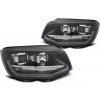 TUNING-TEC Predné svetlá, VW T6, 2015- , BLACK LED TRU DRL