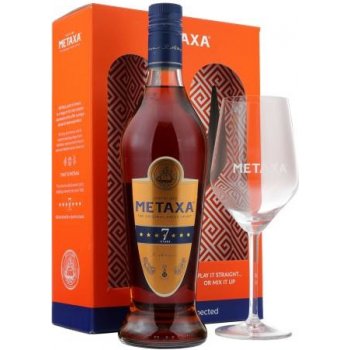 Metaxa 7* 40% 0,7 l (darčekové balenie 1 pohár)