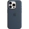 Apple iPhone 15 Pro Silicone Case with MagSafe - Storm modré MT1D3ZM/A