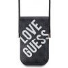Taška na telefón Guess PU 4G Big Love Logo, čierna