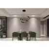 NEDES J4346/B Závesné LED svietidlo s diaľkovým ovládačom 80W, 3000K-6500K, 6300lm, IP20, čierna