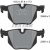 Sada brzdových platničiek kotúčovej brzdy TEXTAR 2355001