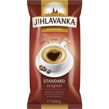 káva Jihlavanka Standard, mletá káva 1 kg
