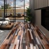 Podlahová krytina PVC 4,46 m² 3 mm samolepicí vícebarevná Vícebarevný 146581