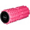 Masážny valček s výstupkami 4FIZJO 33 cm x 14 cm ružový