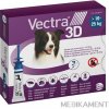VECTRA 3D spot-on psy M 10–25 kg roztok na kožu aplikátor-modrý 3 x 3,6 ml