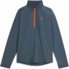 Spyder M Gridweb Fleece 1/2 Zip slate blue