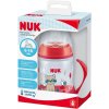 NUK Fľaša dojčenská na učenie s kontrolou teploty 150 ml červená