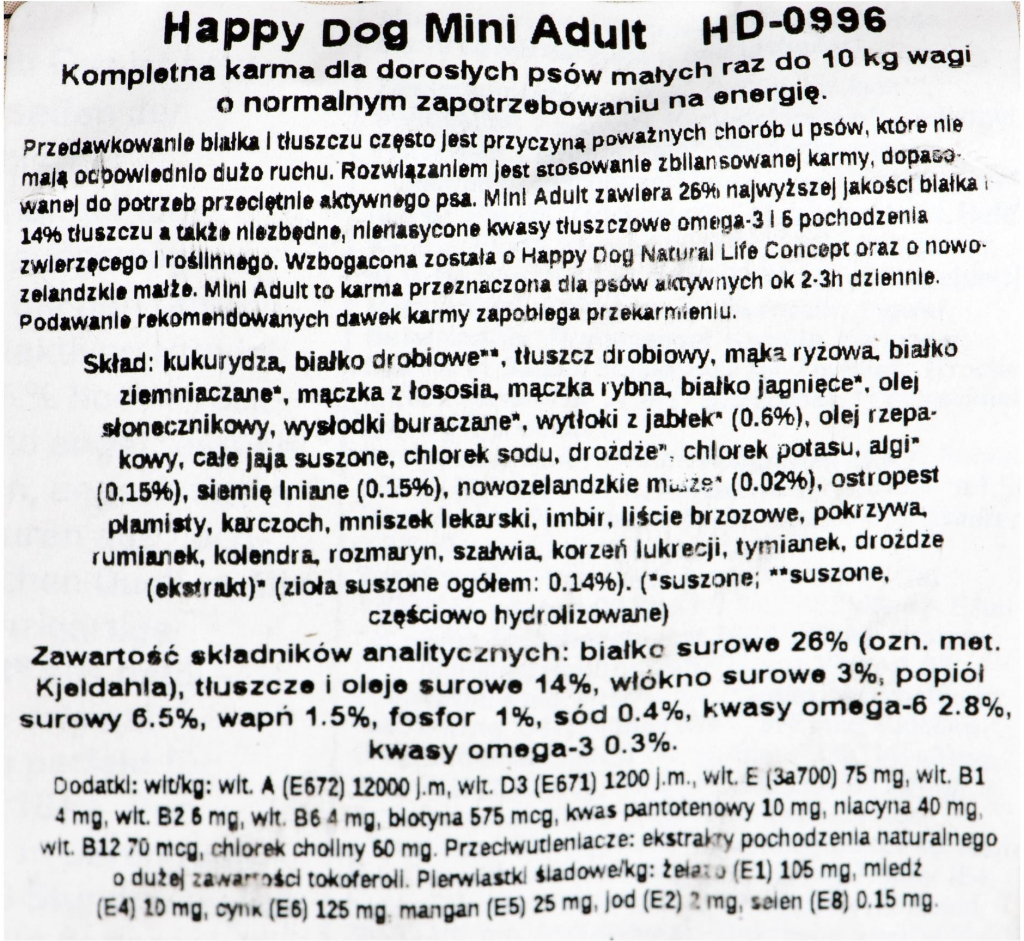 Happy Dog Mini Adult 0,3 kg