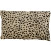 Mars & More Obdĺžnikový vankúš Leopard z kozej kože - 50 * 30 * 10cm - Mars & More