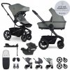 EASYWALKER SET Kočík 4v1 Harvey⁵ Agave Green XXL AIR + CYBEX Aton B2 i-Size + základňa