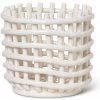 Ferm Living Keramický kôš Off White Small