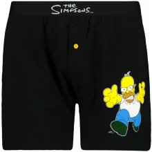 Pánske boxerky The Simpsons Love Frogies čierna krémová červená 2ks