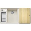 Blanco AXIA III 6 S biela soft s excentrom + drevená krájacia doska 527044