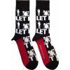 The Beatles Ponožky Let It Be Silhouettes Repeat Black 40-45