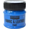 Farba na kožu a textil PENTART 50ml modrá