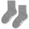 Branko Detské merino ponožky bledošedá