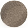 Látkový poťahovaný gombík cappucino, priemer 19 mm - OO108