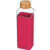 Quokka Storm sklenená fľaša 700 ml, maroon