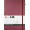 Zápisník Sakura v pevnej väzbe linajkový, Mulberry, 140g Veľkosť skicáku: 21 x 30