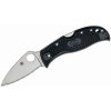 Spyderco C262SBK LeafJumper vreckový nôž 7,8 cm, zúbkovanie, čierna, FRN