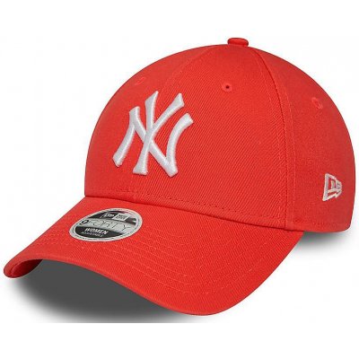 New Era 9FO League Essential MLB New York Yankees Scarlet Rose/White
