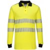 PORTWEST HI-VIS MODAFLAME WX3 FR702 / Nehorľavá reflexná polokošeľa, antistatická - HV žltá/čierna S