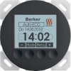 Berker Digitálny termostat Berker R.1/R.3/R.8 s nastavením času, čierna lesklá