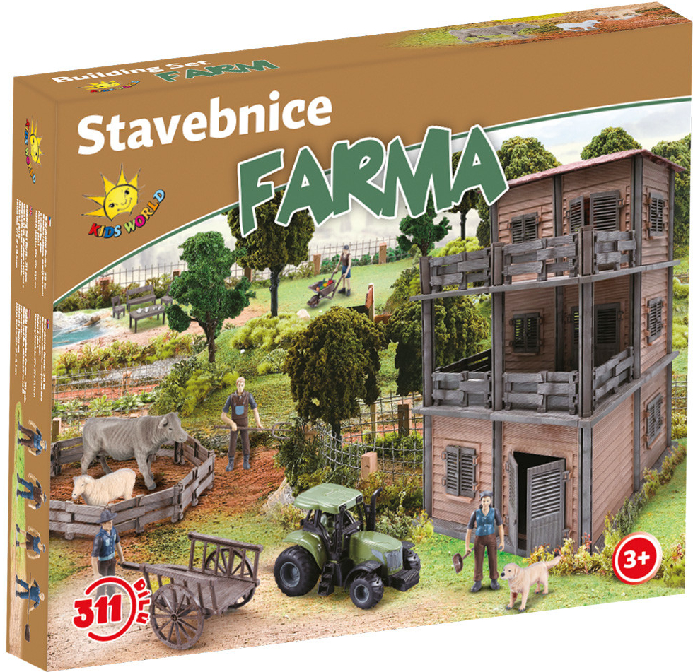 Kids World Stavebnica farma 311 ks