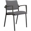 Alba Konferenčná stolička Kubic s podrúčkami sivá Fill 38