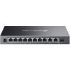 TP-Link OMADA switch ES210GMP (9xGbE,1xGbE/SFPcombo,8xPoE+,123W, fanless) ES210GMP