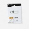 CAPERLAN Dvojitá karabínka black nickel čierna 120-4