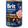 Brit Premium by Nature Dog konz. - Chicken with Hearts 400 g