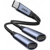 Audio adaptér 2 v 1 Joyroom SY-C03 Type-C na duálny Type-C (čierny)