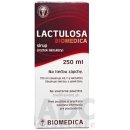 Voľne predajný liek Lactulosa Biomedica sir.1 x 250 ml 50%