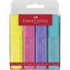 FABER-CASTELL zvýrazňovač Textliner 1546 Pastell - 4 ks