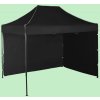 Expodom Párty stan 2x3m - oceľový, Čierna, 2 bočné plachty