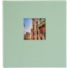 Zlatábuch fotoalbum Bella Vista aqua plátenný obal 100 strán sklo 30x31 cm
