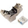 Solarix Samořezný keystone CAT6 STP RJ45 SXKJ-6-STP-BK-SA