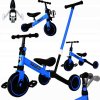 Multifunkčný bežecký bicykel s vodiacou lištou 4v1, dvoj/trojkolesový jazdec