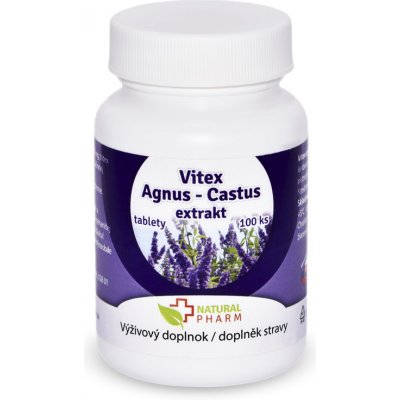 Natural Pharm Vitex Agnus Castus drmek obyčajný 100 tabliet
