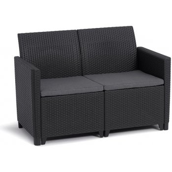 Keter CLAIRE 2 SEATERS SOFA grafit