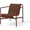 HAY Textilný podsedák Palissade Lounge Chair Low Quilted Cushion, iron red