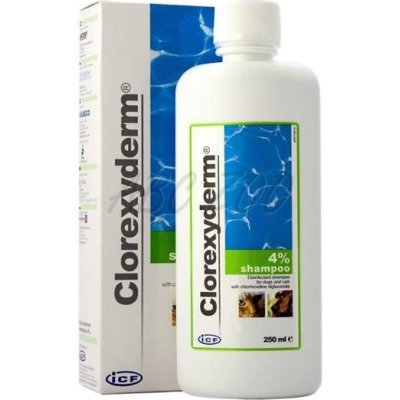 Clorexyderm 4% Dezinfekčný šampón pre psy a mačky 250 ml