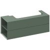 Ravak Lite - Umývadlová skrinka 120x45x43 cm, 2 zásuvky, Grey Green X000001882
