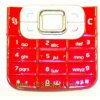 KLÁVESNICA NOKIA 6120c ČERVENA NEORIGINÁL